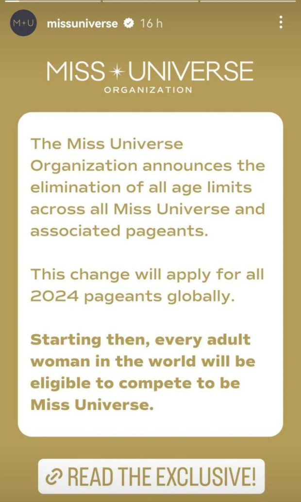 Miss Universo será más inclusivo con esta nueva regla.