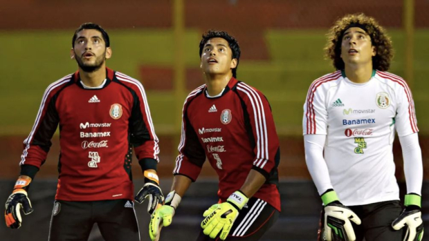 Jesús Corona, Alfredo Talavera y Memo Ochoa en Selección Mexicana