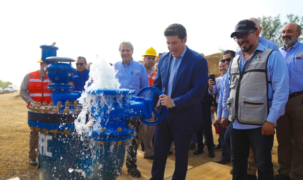 Acueducto Cuchillo II, obra emblemática en Nuevo León, suministrará 5000 l/s de agua a la zona conurbada.