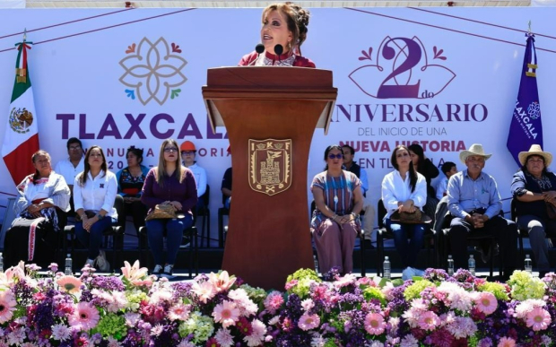 Gobernadora Lorena Cuéllar celebra 2 años de transformación y el fin de la corrupción en Tlaxcala
