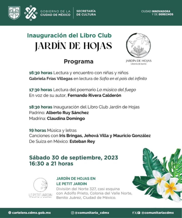 Libro Club Jardín de Hojas