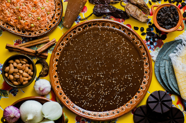 El mole es uno de los platillos típicos mexicanos más deliciosos.