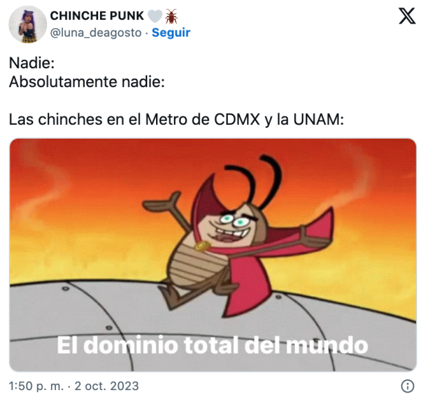 Los mejores memes que dejaron las chinches en la UNAM.