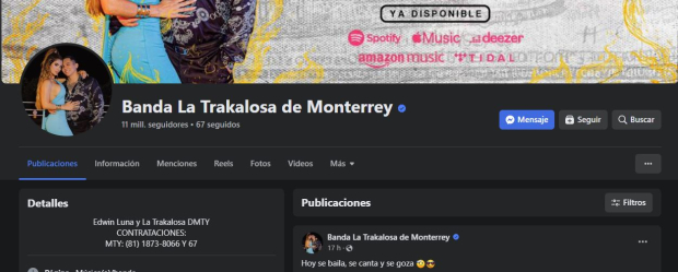 Facebook de La Trakalosa de Monterrey