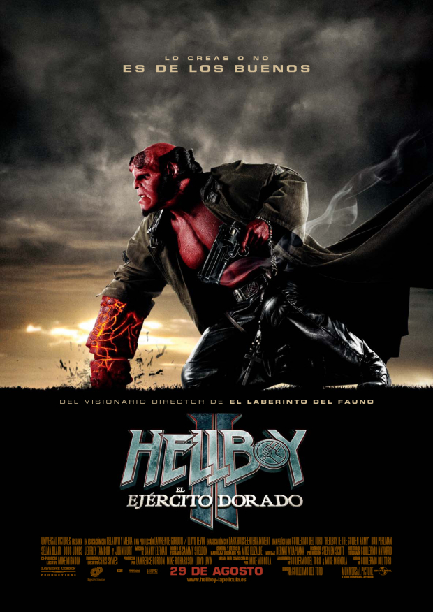 Hellboy, cinta de Guillermo del Toro.