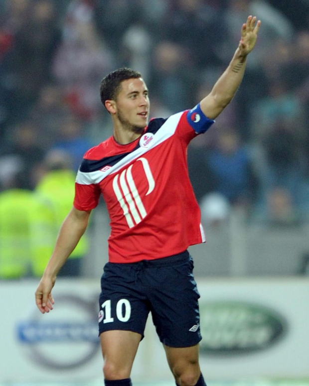Eden Hazard fue la estrella del Lille, donde dominó la liga francesa