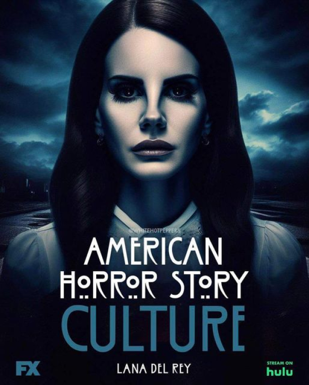 Lana del Rey en un supuesto poster de American Horror Story