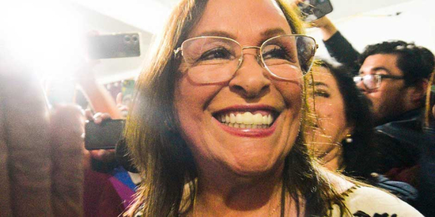 Roció Nahle, candidata por Morena a la gubernatura de Veracruz.
