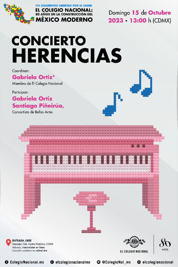 Concierto Herencias en el Colegio Nacional el VIII Encuentro Libertad por el Saber