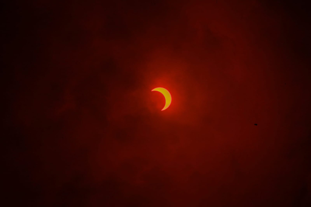 Así se ve el eclipse solar anular desde México.