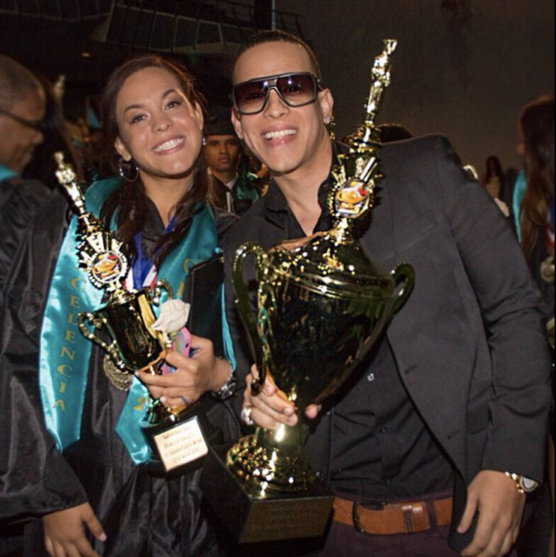 Daddy Yankee con su hija Yamilette