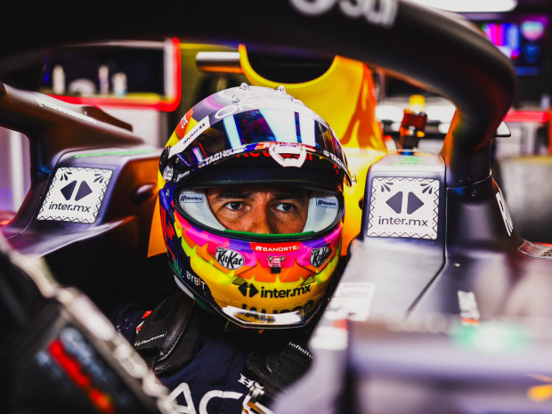 Checo Pérez en el Gran Premio de México de F1