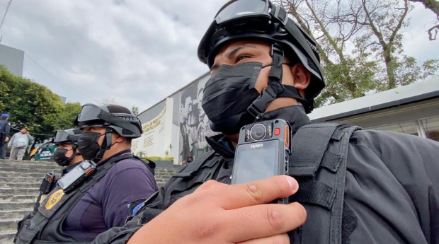 Videovigilancia las 24 horas para resguardar a policías y ciudadanía en Cuajimalpa.