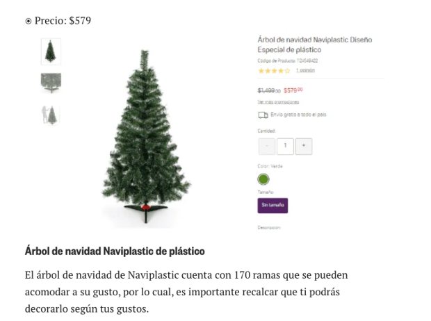 Árboles de Navidad en oferta en Suburbia.