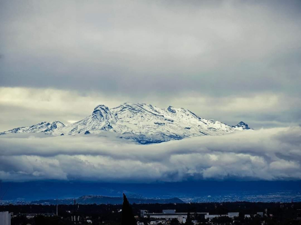 Nevado de Toluca, cubierto de nieve.