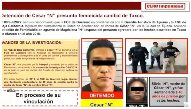 La captura del feminicida, al que también buscó la Interpol, fue anunciada durante una conferencia de prensa matutina de AMLO