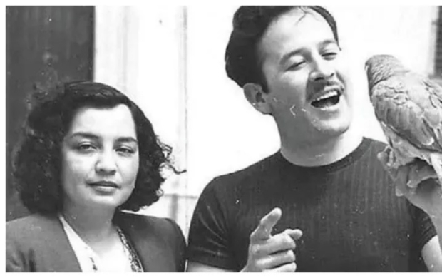 Pedro Infante y su única esposa María Luisa León