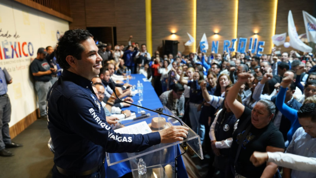 Más de 3 mil simpatizantes respaldan a Vargas del Villar en su registro.