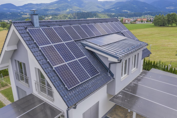 La energía eléctrica de la casa ya puede generarse a partir de paneles solares.