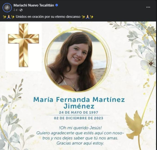 María Fernanda, la mujer que murió por ataque de tiburón en Jalisco