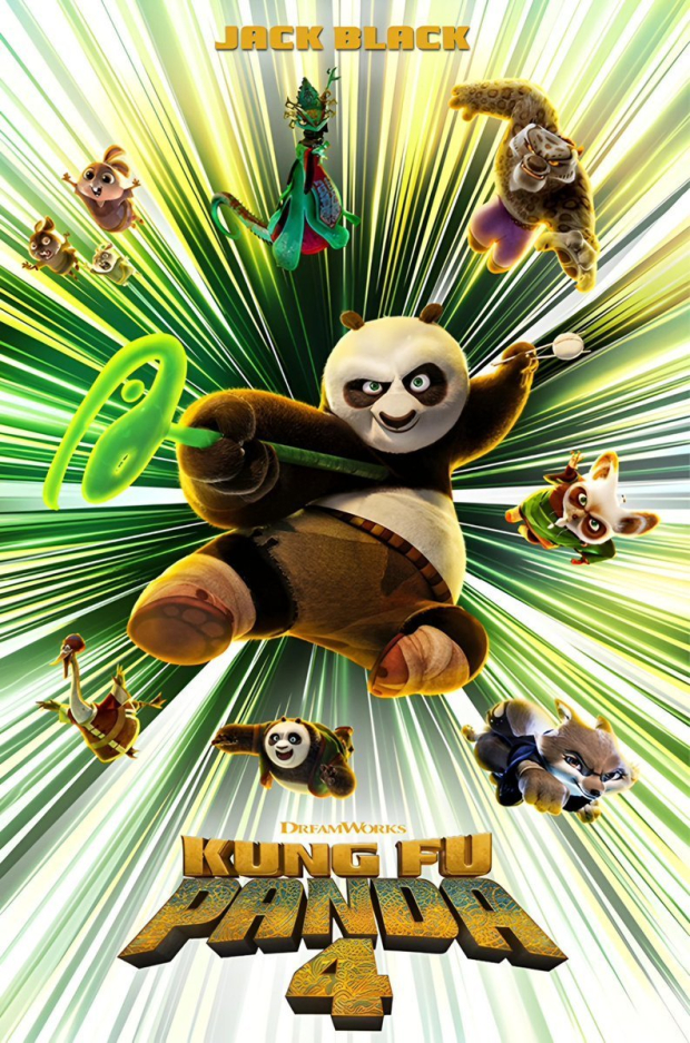 Primer poster oficial de la cuarta entrega de Kung Fu Panda.