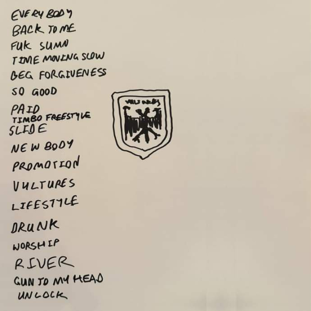 En la setlist del próximo álbum de Kanye, aparece le título de a canción de los Backstreet Boys