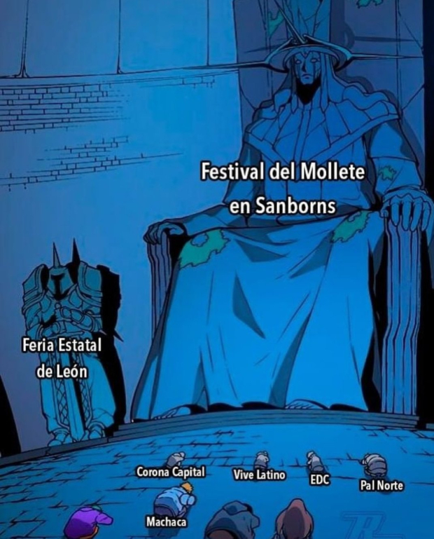 Meme del Festival del mollete Sanborns