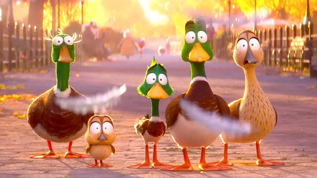 La película muestra la migración  de los patos de Estados Unidos.
