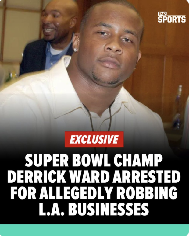Derrick Ward arrestado en Los Angeles