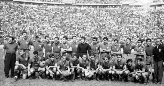 Atlante contra León 1 de junio 1947 en el Estadio Ciudad de los Deportes