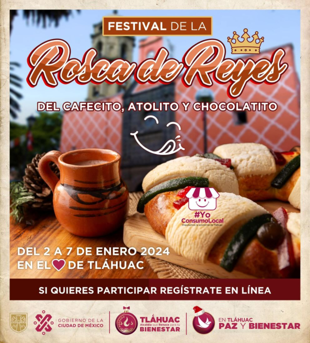 Festival de la Rosca de Reyes.