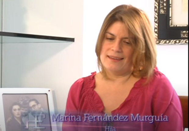 Marina Fernández Murguía, hija de Ana Ofelia Murguía