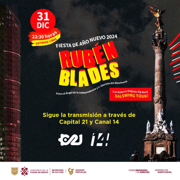 Ver gratis el concierto de Rubén Blades en el Ángel