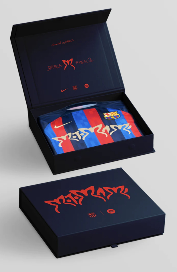 Edición especial colaboración Rosalía y Spotify con el FC Barcelona