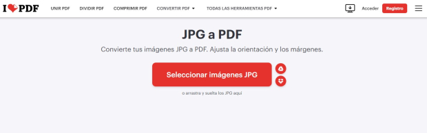 En I Love PDF puedes convertir archivos en otro formato de manera gratuita.