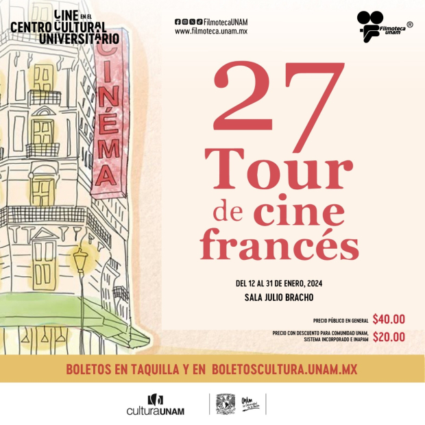 27 Tour de Cine Francés.