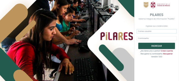 Así es el portal de Pilares, donde te podrás registrar al curso gratuito para el examen Comipems 2024.