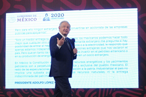 El presidente López Obrador (en foto) presentó 20 iniciativas de reforma.