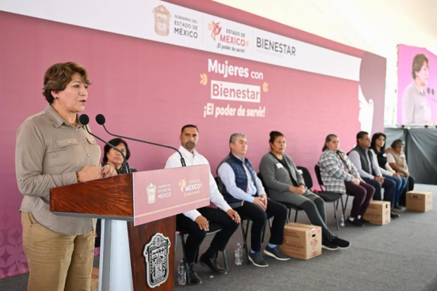 "En este arranque de gobierno, ya empezamos a cumplir”, destacó la gobernadora del Estado de México, Delfina Gómez.