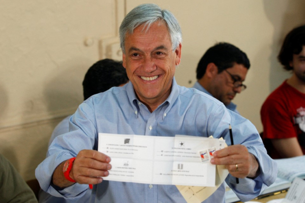 Sebastián Piñera en 2009.