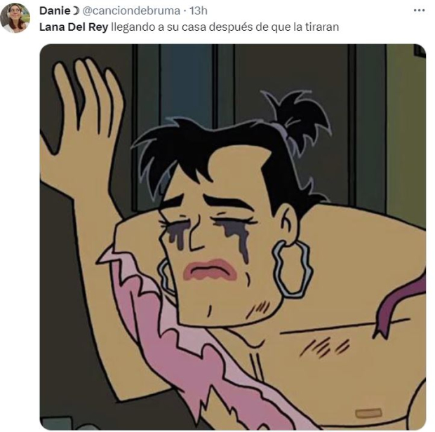 Memes de Lana del Rey aplastada
