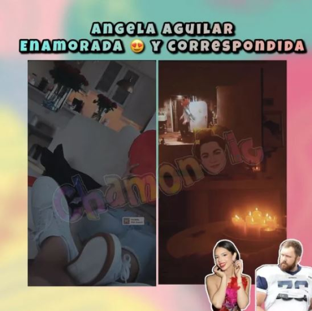 Las fotos románticas de Ángela Aguilar
