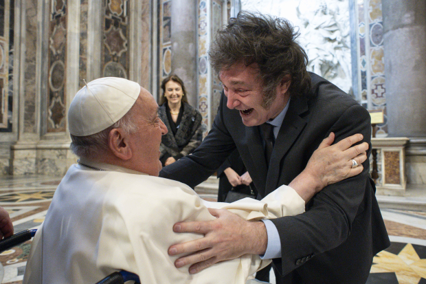 Pese a que en el pasado llamó al Papa “comunista hijo de mier...”, el pasado 11 de febrero el presidente Javier Milei tuvo un cordial encuentro con el pontífice en el Vaticano.