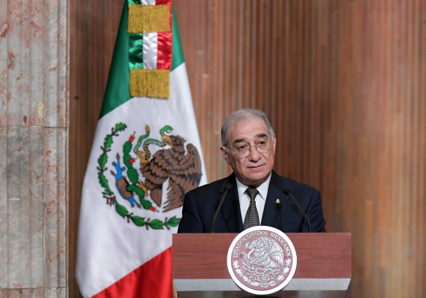 El ministro Pérez Dayán el pasado 5 de febrero, en el aniversario 107 de la Constitución.