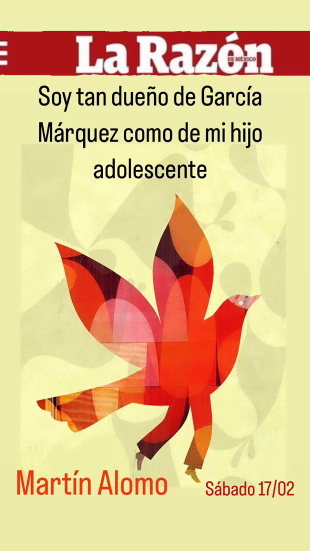 Soy tan dueño de García Márquez como de mi hijo adolescente