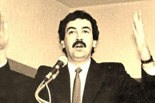Bernardo Jaramillo, candidato a la presidencia de Colombia en 1990.
