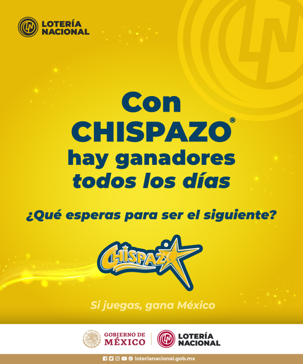 Chispazo es un sorteo de la Lotería Nacional.