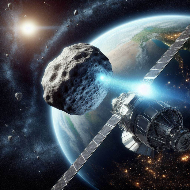 NASA contempla proyectos para desviar asteroides de la tierra.