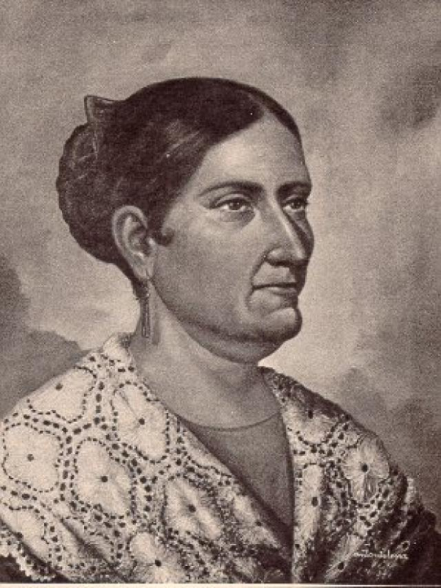 Josefa Ortiz de Domínguez, heroína de la Independencia de México, murió en 1829.