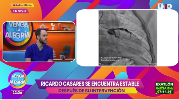 Médico de Ricardo Casares habla de la salud del conductor de Venga la Alegría